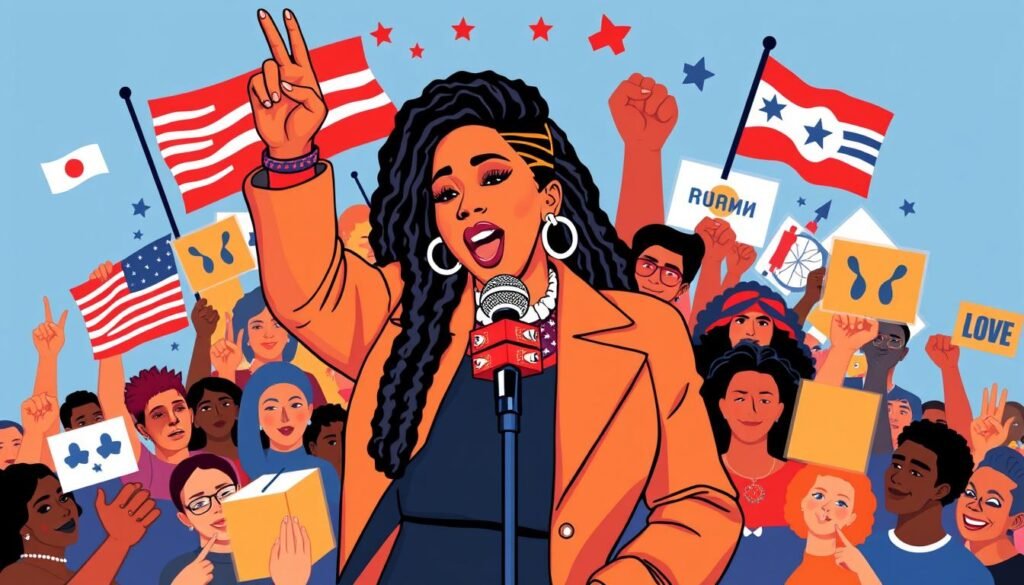 cardi b political views